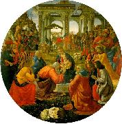 Domenico Ghirlandaio The Adoration of the Magi  aa China oil painting reproduction